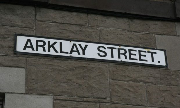 The stabbing happened on Arklay Street, Dundee