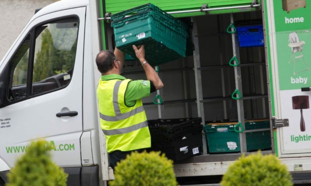 Growing numbers of delivery drivers and shop workers are being asked to self-isolate.
