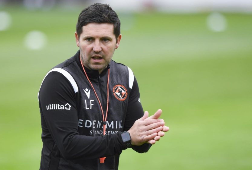 Dundee United assistant boss Liam Fox