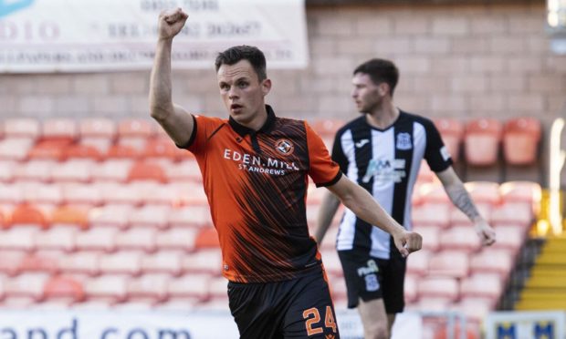 Lawrence Shankland is again amongst the goals for Dundee United.