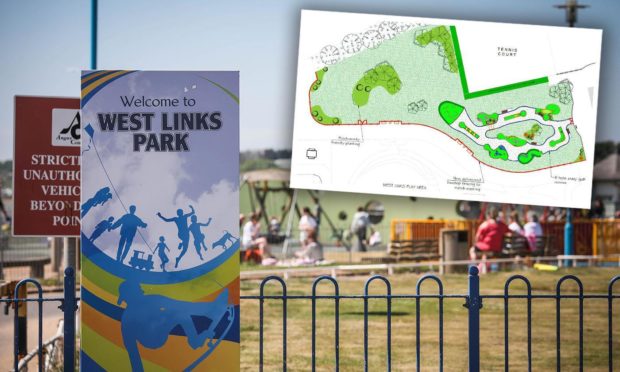 The new £200,000 crazy golf course is planned for West Links.