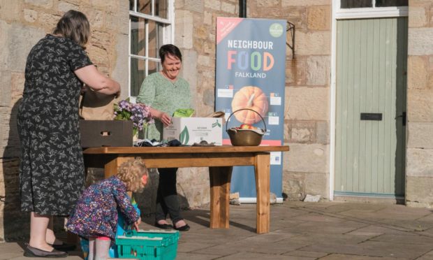 NeighbourFood Falkland is one of the recipients of the funding in Tayside and Fife.