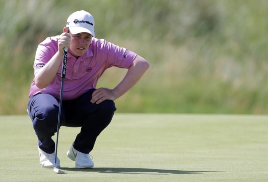 Robert MacIntyre found his pace with the putter for a five-under 65.