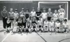 Hockey training at the Dick McTaggart in 1983.