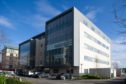 The exterior of Alliance Trust offices, River Court, West Victoria Dock Road, Dundee.