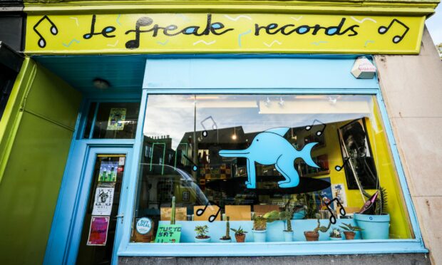 Le Freak Records in Dundee.