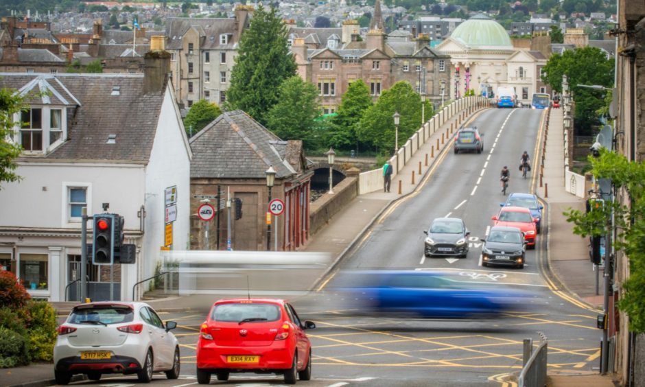 bridgend perth roadworks