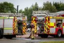 Fire crews at Fife Zoo