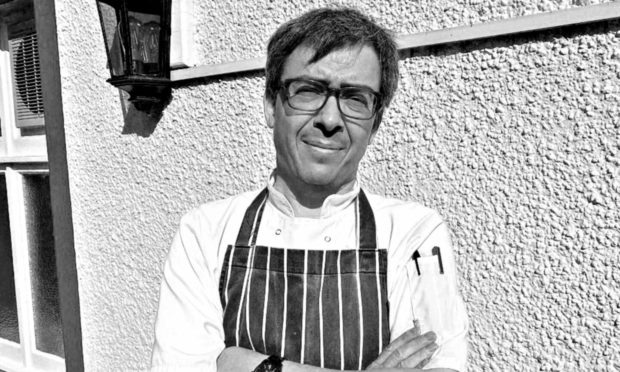 Tim Findlay-Coulson, chef owner of West End Bar, Pittenweem.