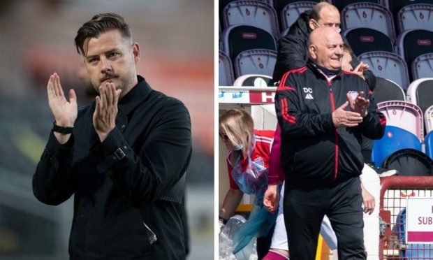 Dundee United boss Tam Courts has history with Arbroath manager Dick Campbell.