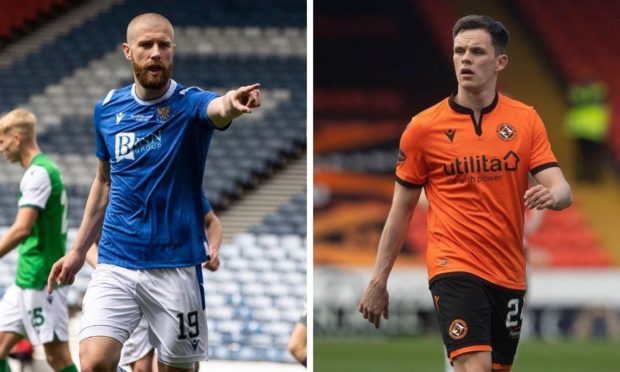 Shaun Rooney (left) and Lawrence Shankland (right) have both been subject to transfer speculation in recent times.