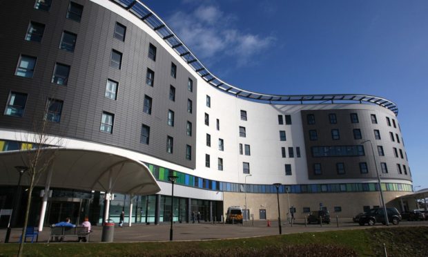 The main entrance at Victoria Hospital in Kirkcaldy.