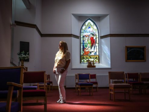 The Rev. Barbara Ann Sweetin inside East and Old's transformed main sanctuary. Pic: Mhairi Edwards/DCT Media