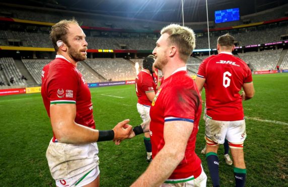 Alun Wyn Jones and Stuart Hogg will lead the Lions in the first test.