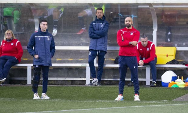 Cammy Kerr and Liam Fontaine coached Dundee's B Team.