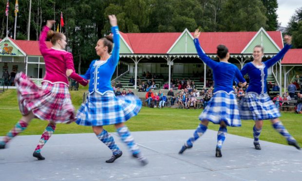 Highland dancing will be among the activities at Bowhill Highland Games. Photo by Stuart Wallace/Shutterstock