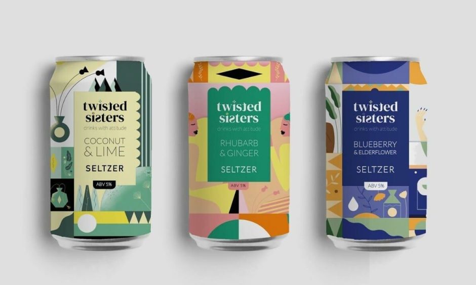 The Twisted Sisters Drinks range.