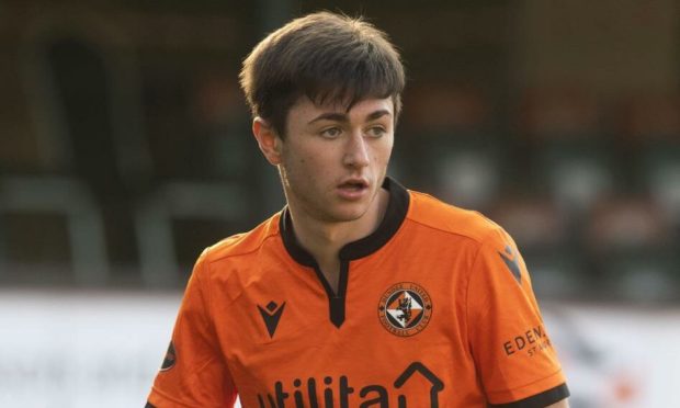 Dundee United youngster Declan Glass.