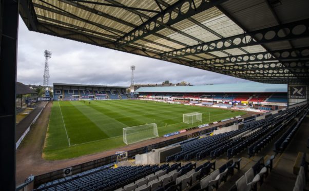 Dens Park, home of Dundee FC.