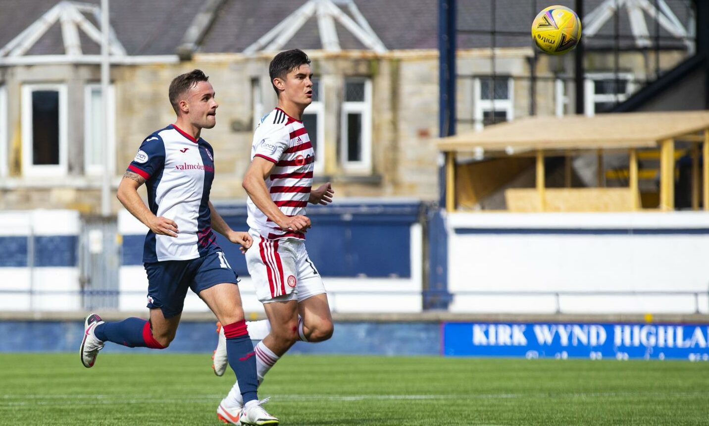 Lewis Vaughan bagged a brace in his last start for Raith Rovers. Image: SNS