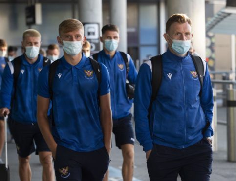 St Johnstone flew to Istanbul from Edinburgh Airport on Wednesday morning ahead of their clash with Galatasaray.