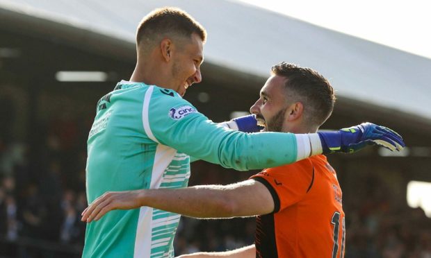 Benjamin Siegrist has been tipped to stay at Dundee United by boss Thomas Courts