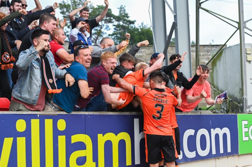 Dundee United fans travelled to McDiarmid Park in their thousands for their side's win over St Johnstone.