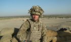 Stephen Stewart on duty in Afghanistan.