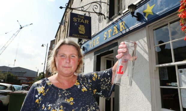 Morag Douglas, owner of The Star in Burtisland, has been directly affected by the alcohol and CO2 shortages.