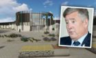 Justice Secretary Keith Brown and the proposed Inverness prison