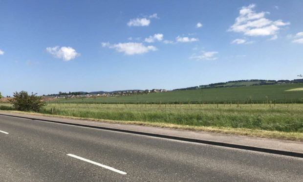 Developer Guild Homes hopes to build on open farmland west of Forfar.