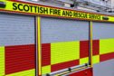 Three fire crews were despatched after reports of a fire in Dundee flats.
