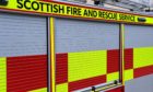 Fire crews took three hours to tackle the blaze