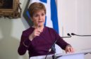Nicola Sturgeon sets out the case for a second referendum on Scottish independence at Bute House in 2019.