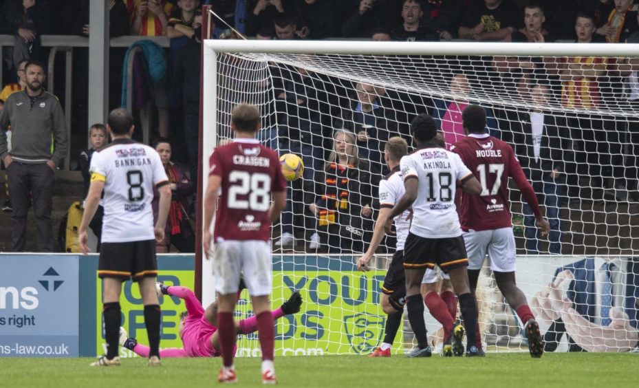 Michael McKenna netted a stunning free-kick in Arbroath's win over Partick Thistle at Gayfield.