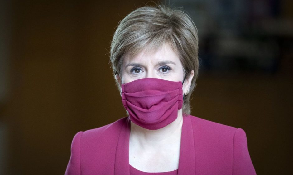 Nicola Sturgeon during the coronavirus crisis in Scotland
