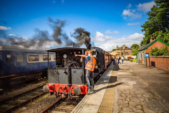 The Caledonian Railway's funding hopes have been dashed. Pic: Steve MacDougall/DCT Media.