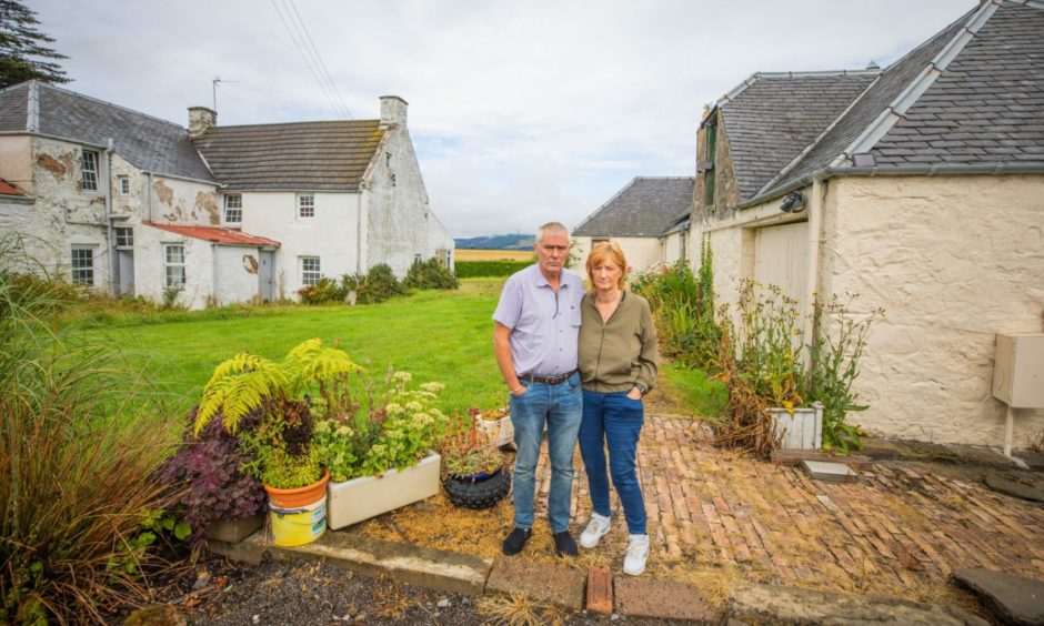 Peter and Barbara Doogan at their home in Abernethy