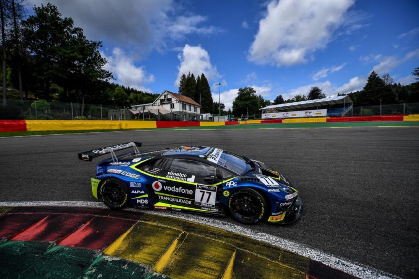 Sandy Mitchell in action during the 2021 Spa 24 Hours.