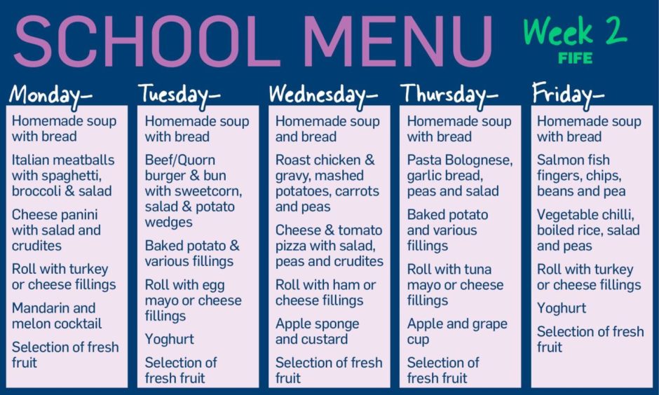 primary-school-meals-menus-for-angus-dundee-fife-perth-and-kinross