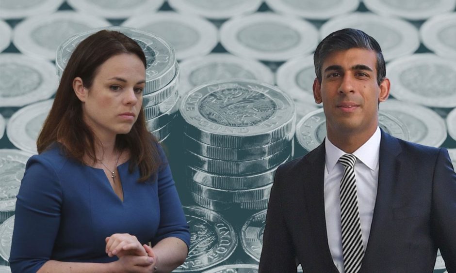 Kate Forbes and Rishi Sunak have had to make big spending promises.