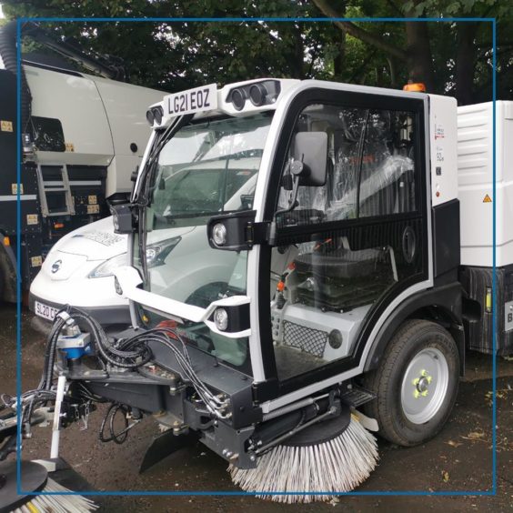 New electric street sweeper arrives in Dundee