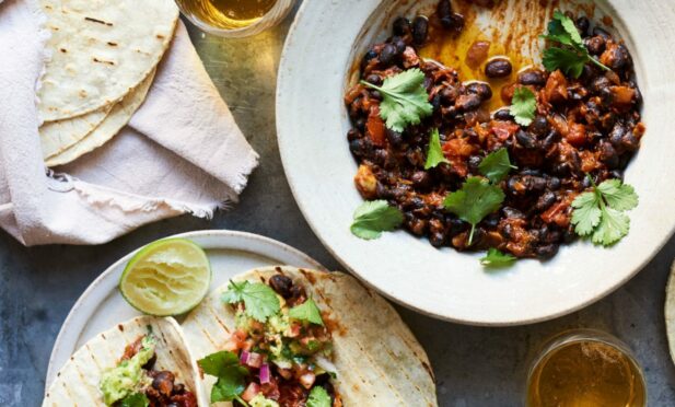 Linda McCartney’s black bean tacos.