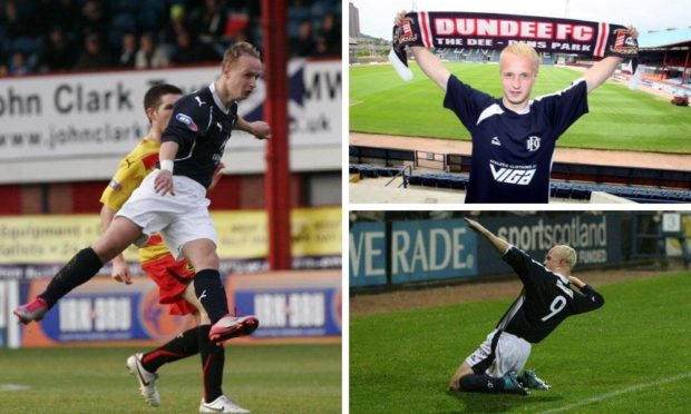 Leigh Griffiths has returned to Dundee.