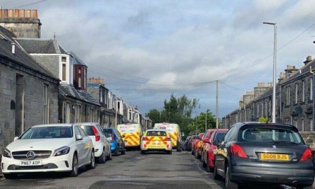 A woman has been arrested following an incident in Castleblair Park, Dunfermline