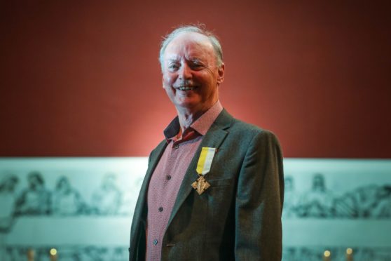 Bill Butter who has  been awarded the Benemerenti Medal.