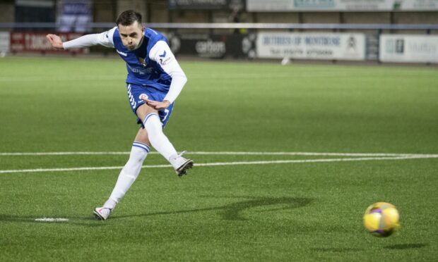 Graham Webster has never missed a penalty for Montrose and hopes his scoring streak continues