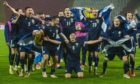 Scotland’s players celebrate success in Serbia to qualify for Euro 2020 and end 22 years of hurt.