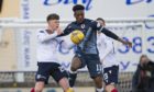 Sam Fisher made his Dundee debut in a defeat at Raith Rovers in January.