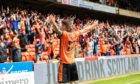 Jamie Robson signed off from his Dundee United career in style with the winning goal against Rangers